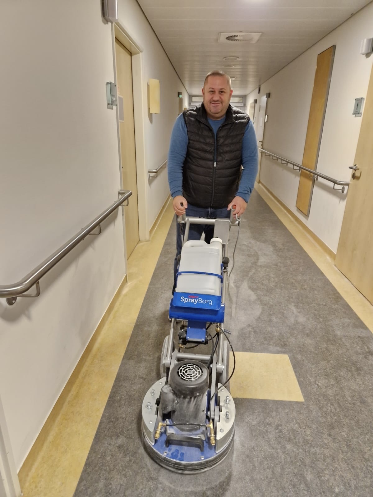 Daniel Berger bei der Arbeit